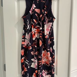 Gorgeous floral halter cocktail dress